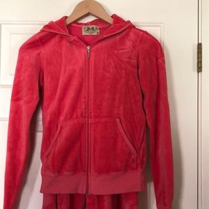 Juicy Couture 2 PC med Track Suit, pink/coral